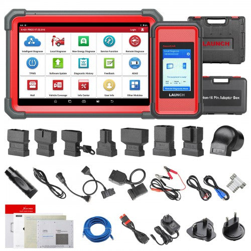 Launch X431 Pro 5 adapters and accessories kit