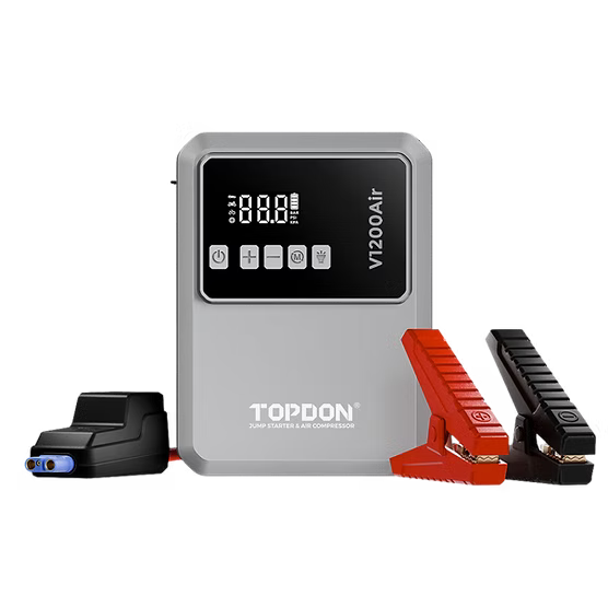 Topdon V1200Air jump starter and air compressor