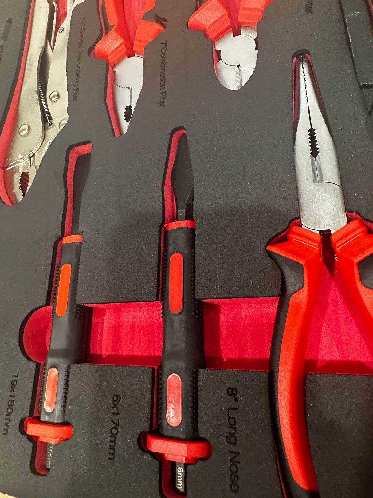 PDE Hammer and Plier Tool Set in EVA Foam Tray