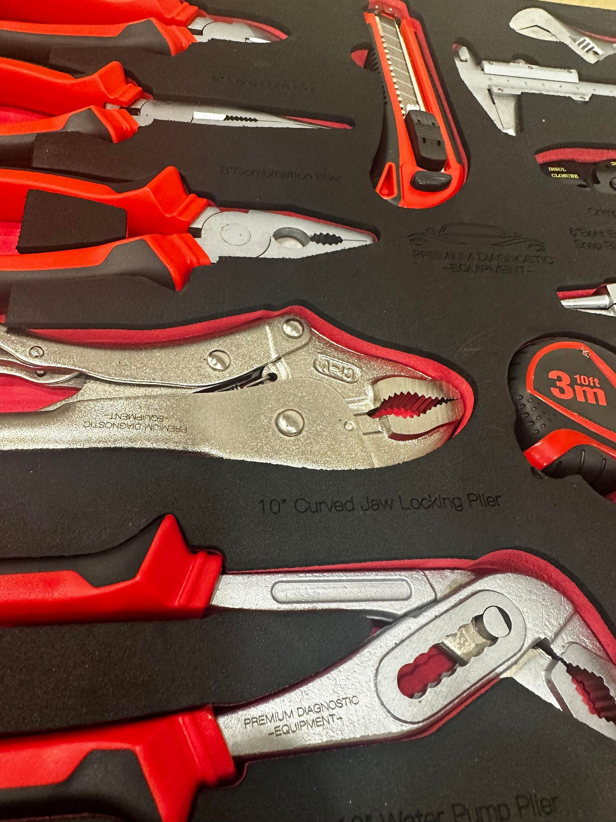 PDE Plier Set in EVA Foam Tray 14PCE