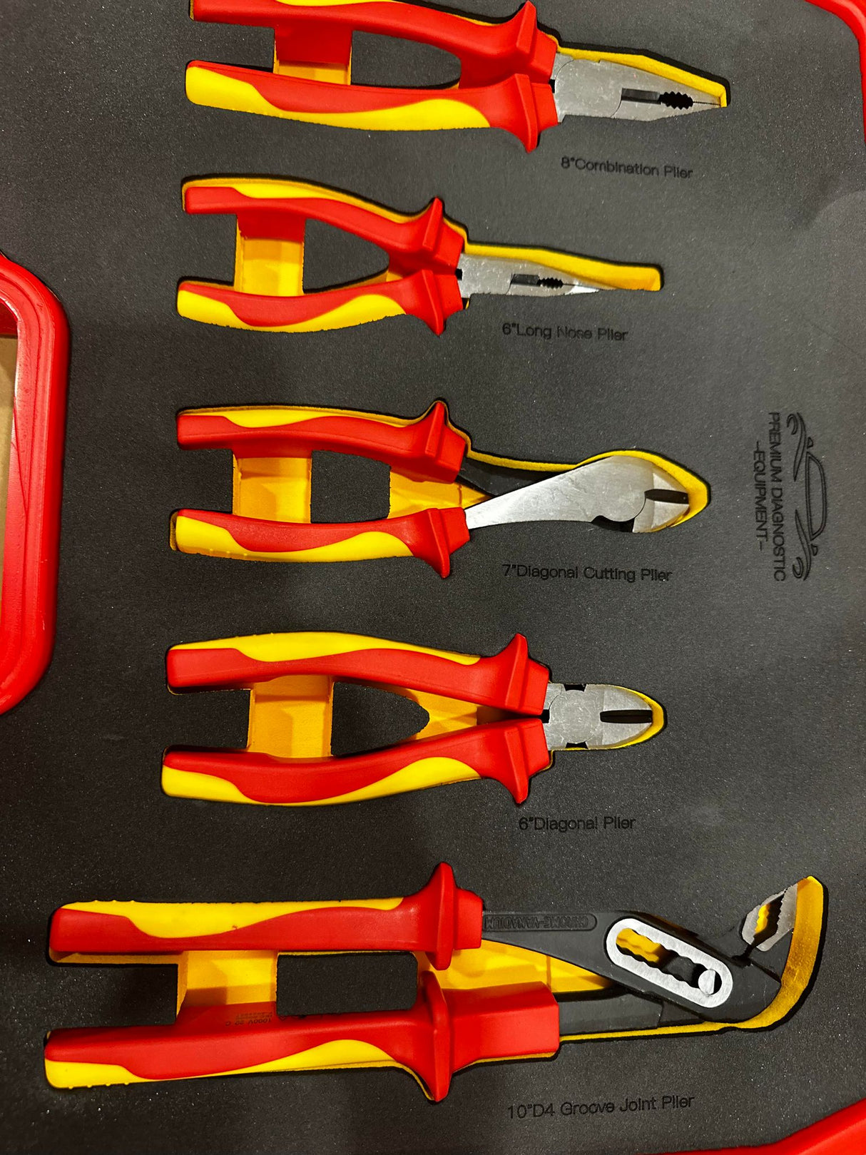 PDE 12PCS VDE Pliers and Scredrivers Insulated Tool Set