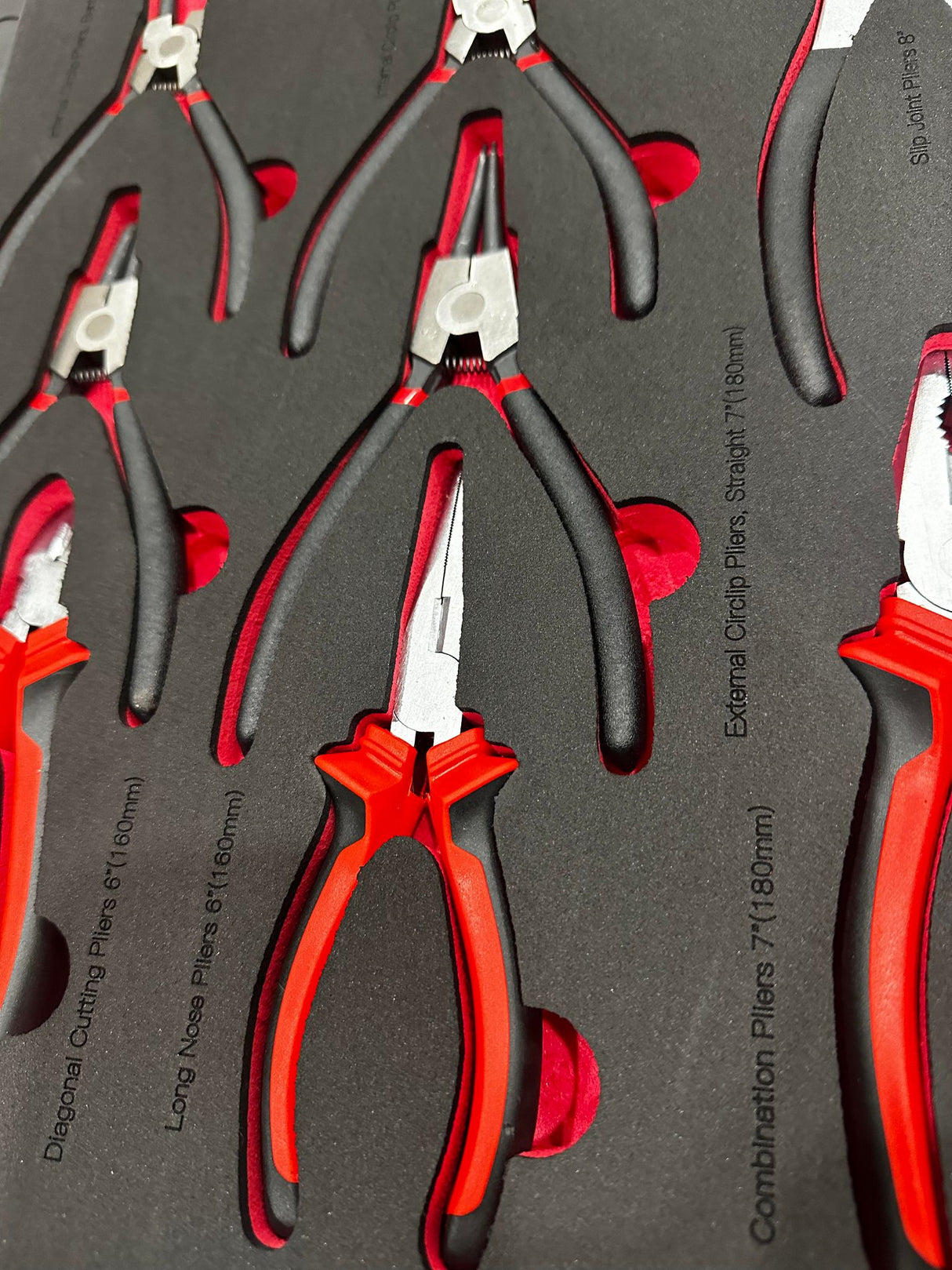PDE 17PCE Pliers and Screwdrivers Set With EVA Foam Tray