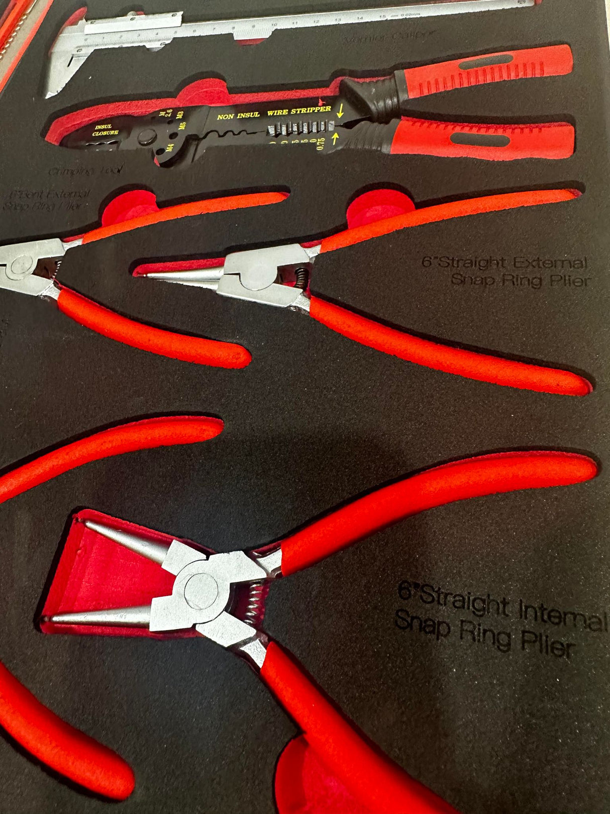 PDE Plier Set in EVA Foam Tray 14PCE