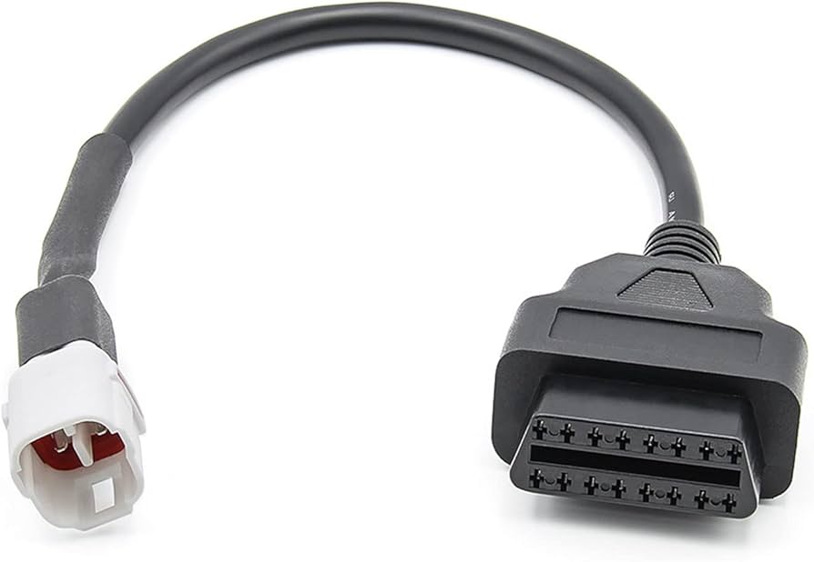 Yamaha 4 pin to 16 pin OBD2 connector