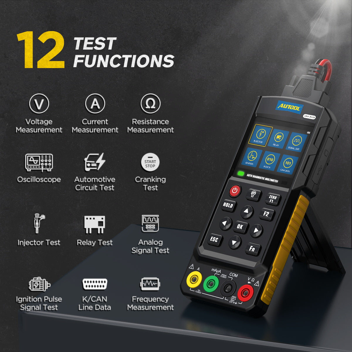 AUTOOL DM303 Digital Multimeter And Oscilloscope