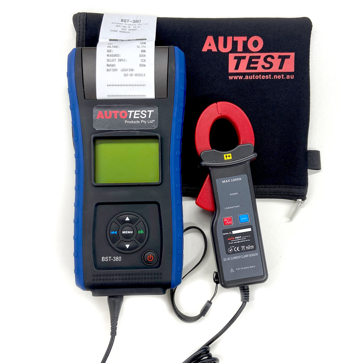 AutoTest®BST-380 Battery System Tester and Clamp Set