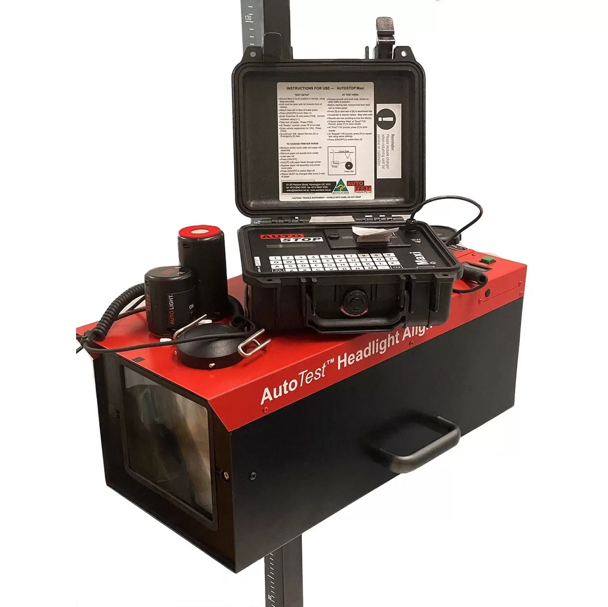 Ultimate Roadworthy Kit - Maxi Brake Meter + Magnetic Tint Tester + Headlight Aligner Combination