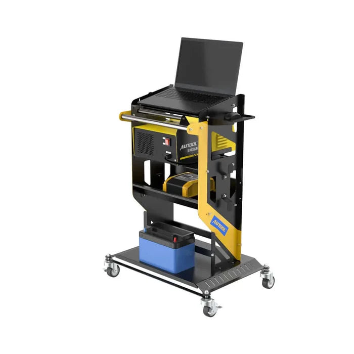 300kg-rated steel diagnostic tool cart