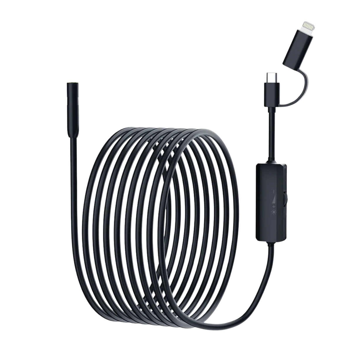 HD IP68 Borescope Inspection Camera For iPhone & Android 5.5mm Head
