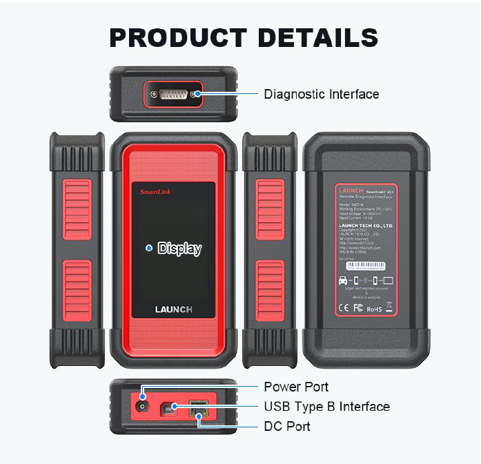 Launch X431 Smartlink C 24V Heavy Duty Truck Diagnostic Module