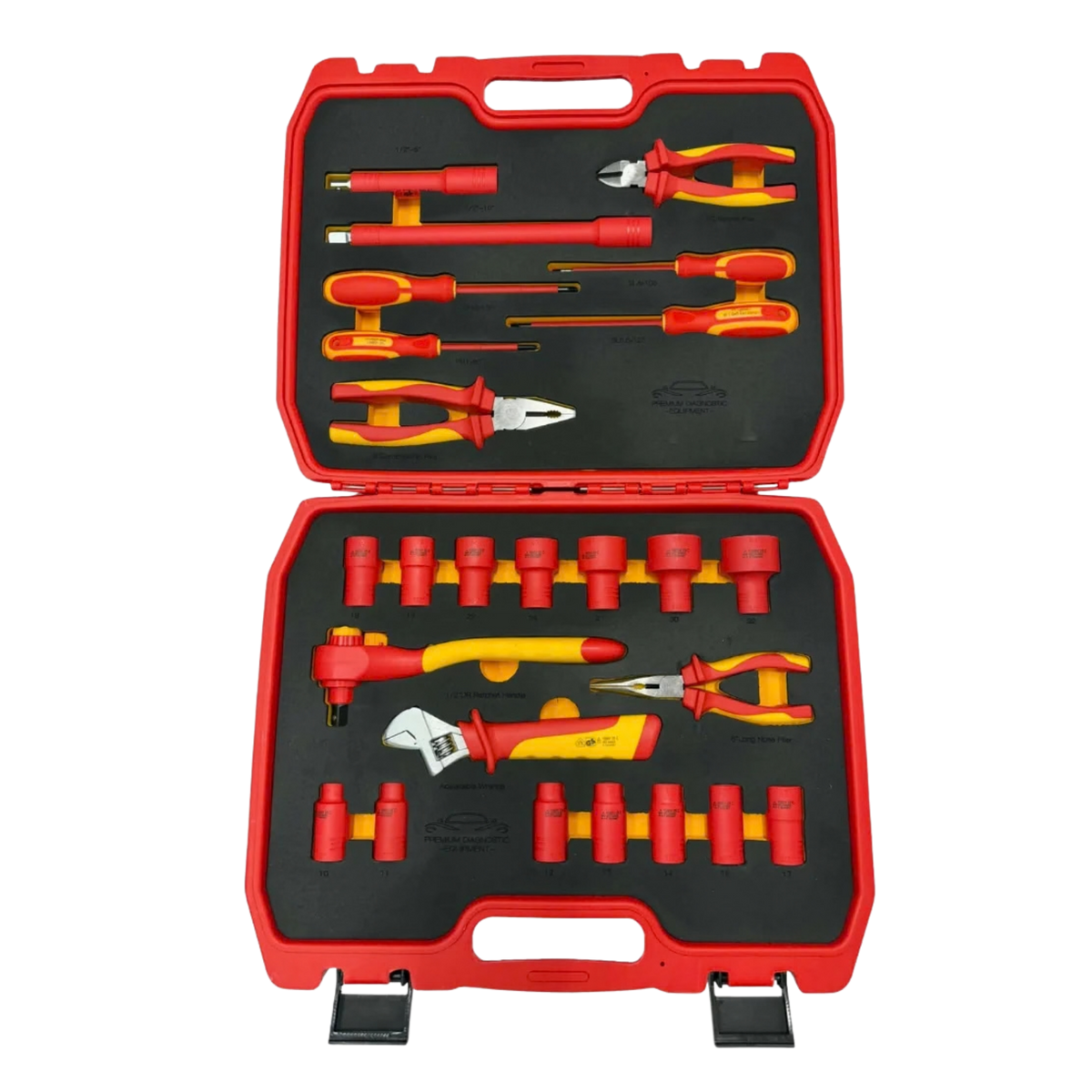 PDE VDE Insulated Socket and Pliers Tool Set 25PCE