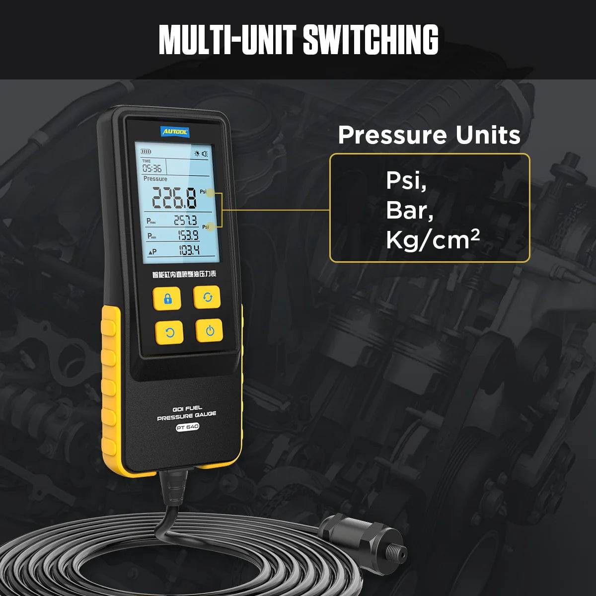 AUTOOL PT640 multi-unit switching