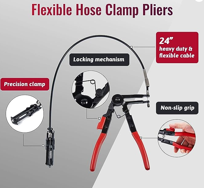 PDE Hose Clamp Plier Kit 9pce