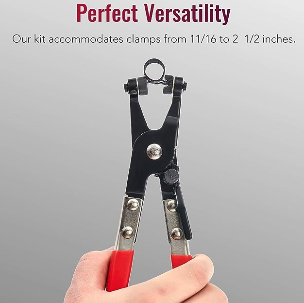 PDE Hose Clamp Plier Kit 9pce