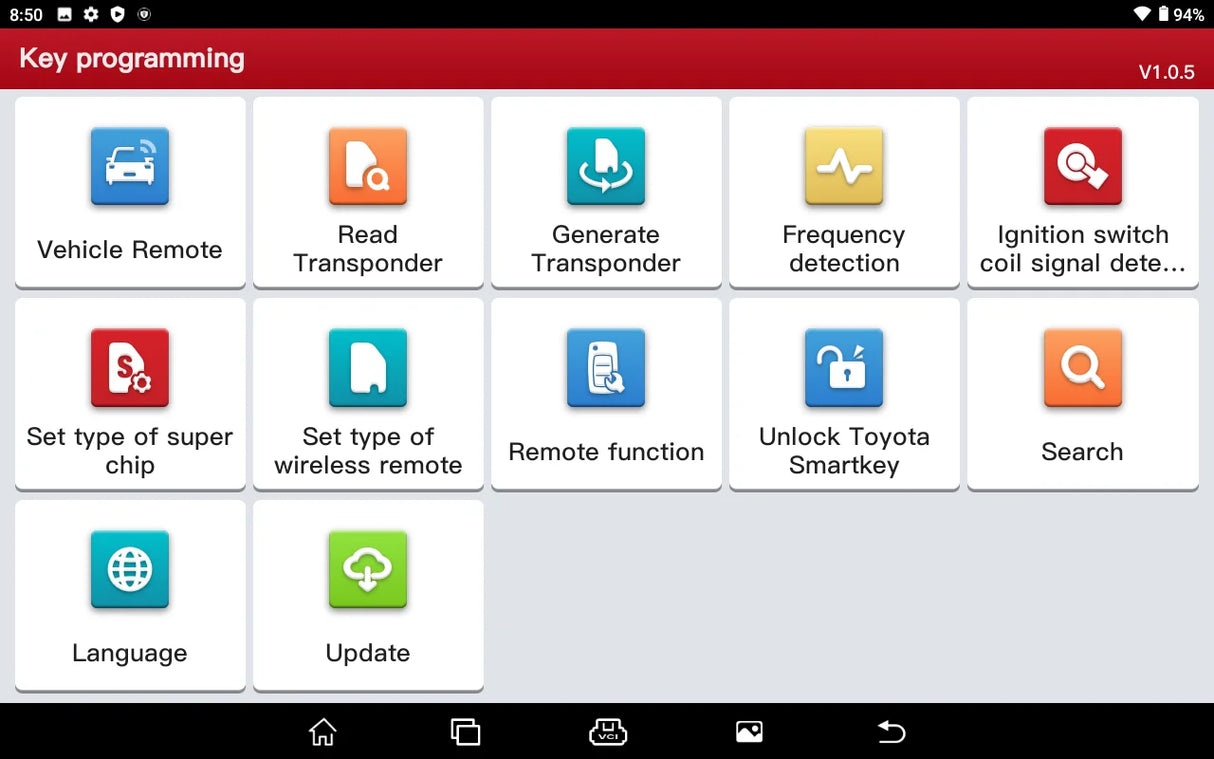 Launch Key Programmer Add On with 4 Keys