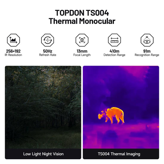 Topdon TS004 8x Zoom Thermal Monocular