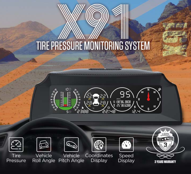 X91 tire pressure monitoring system