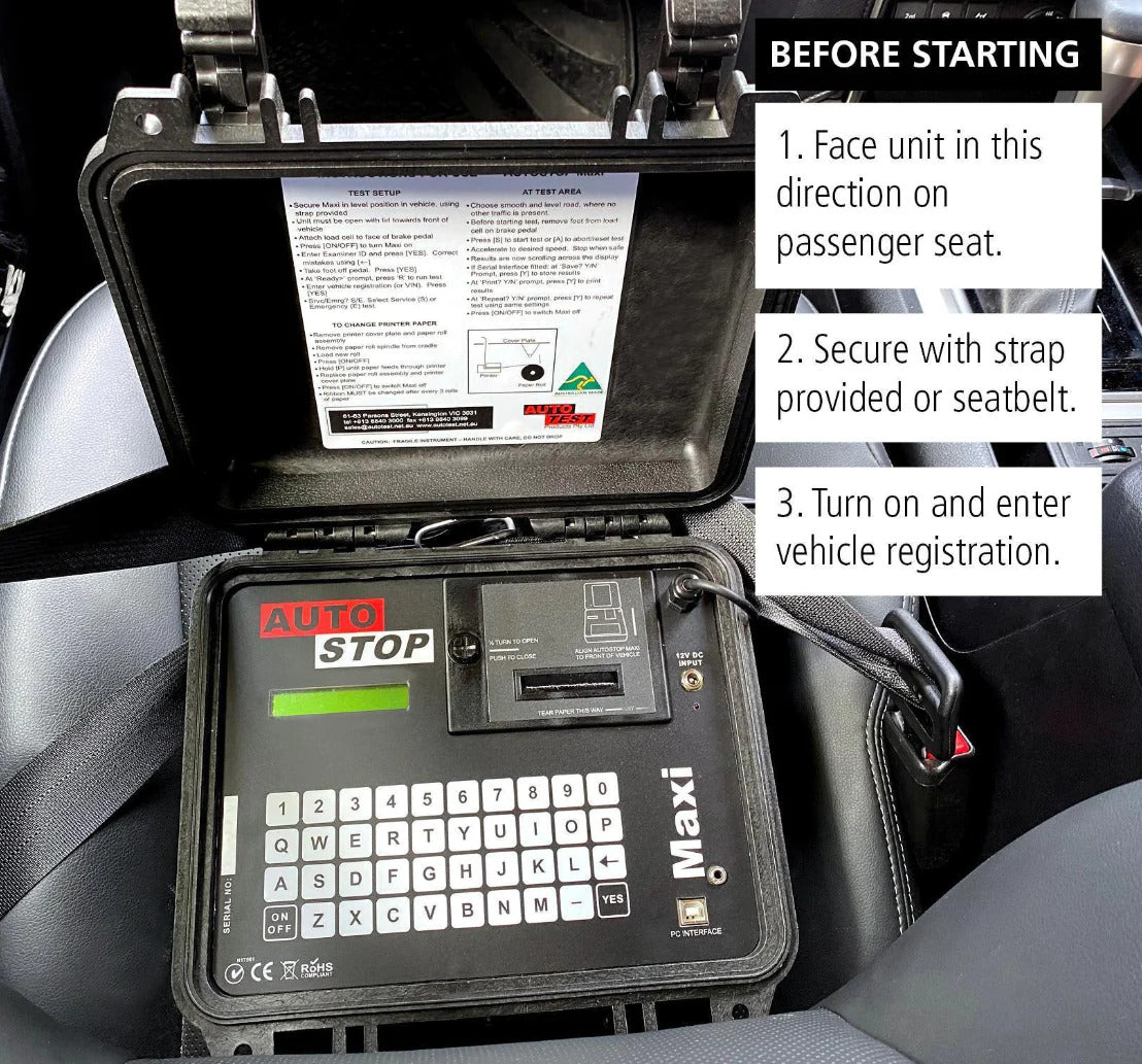 Ultimate Roadworthy Kit - Maxi Brake Meter + Magnetic Tint Tester + Headlight Aligner Combination