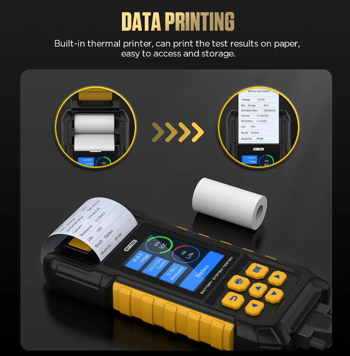 AUTOOL BT760 data printing