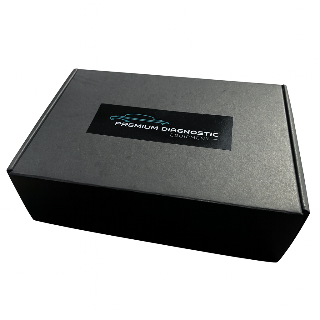 Black box with 'Premium Diagnostic Equipment' label