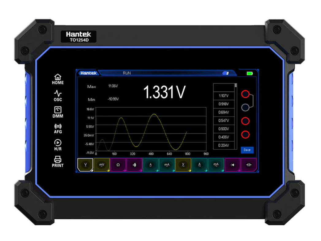 Hantek TO1254D Touch Screen Digital Oscilloscope 4 Channel