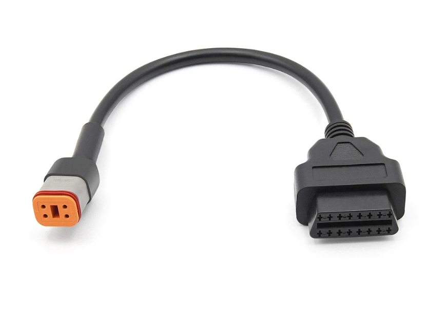 Harley Davidson 4 Pin to 16 Pin OBD Adapter Cable