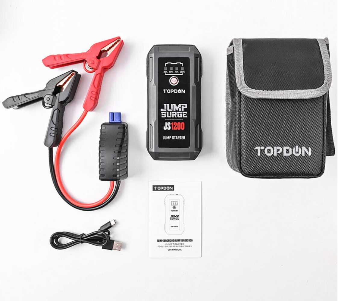Topdon JS1200 Car battery jump starter tool