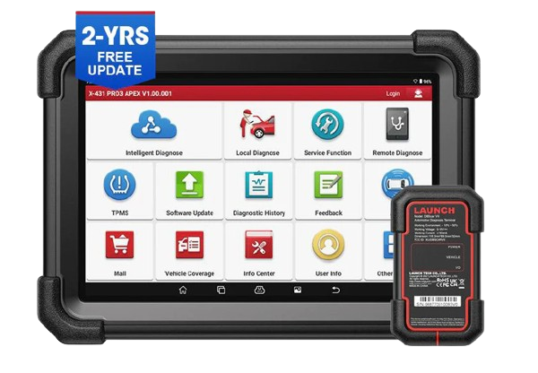 Launch X431 Pro3 Apex 12/24V scanner