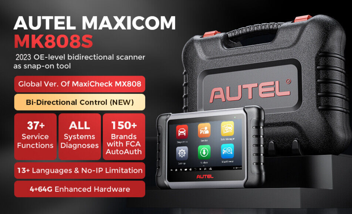 AUTEL MaxiCom MK808S Full System Diagnostic Scan Tool