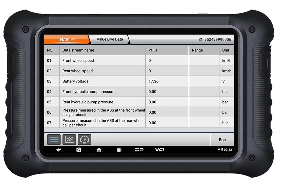 OBDSTAR MS70 Universal Motorcycle Diagnostic Scan Tool