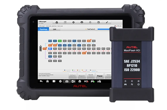 Autel MaxiSys MS909 professional scan tool with 10" touchscreen