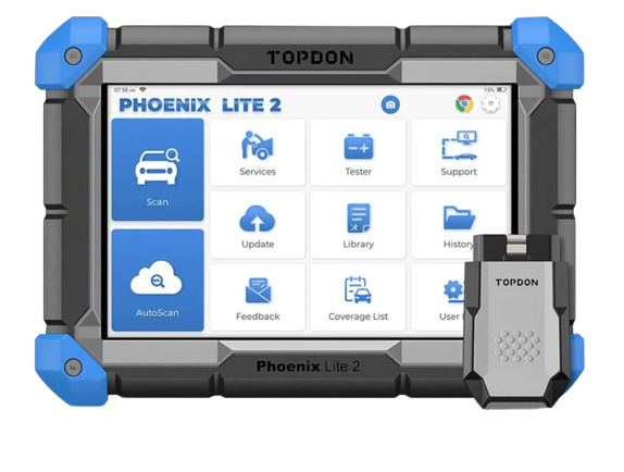 Topdon Phoenix Lite 2 demo and review. 2022 OBD 2 Diagnostic tool. Top OBD  scanner. 