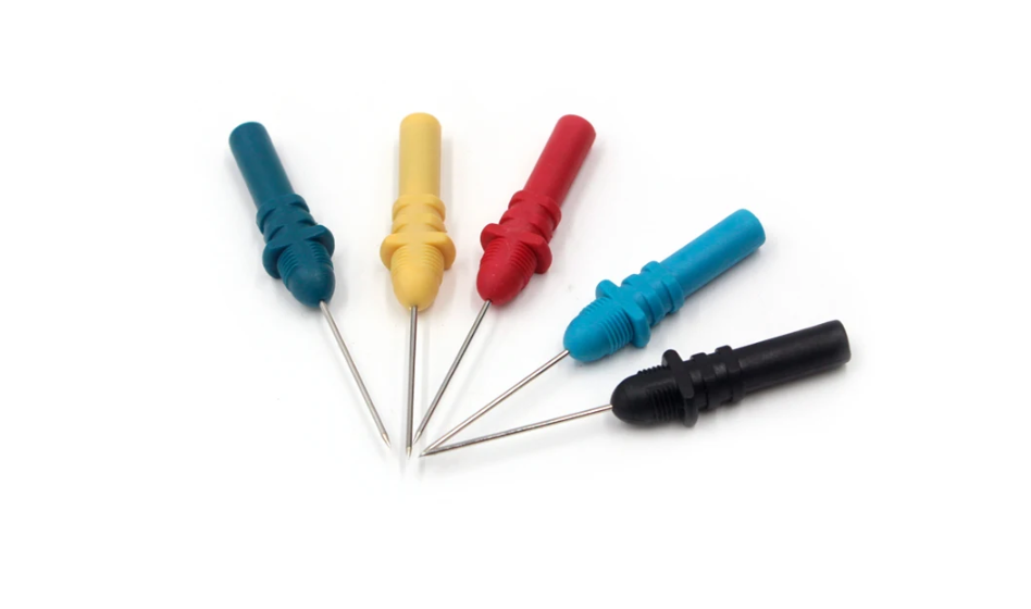 set of 5 fine-tip oscilloscope probes