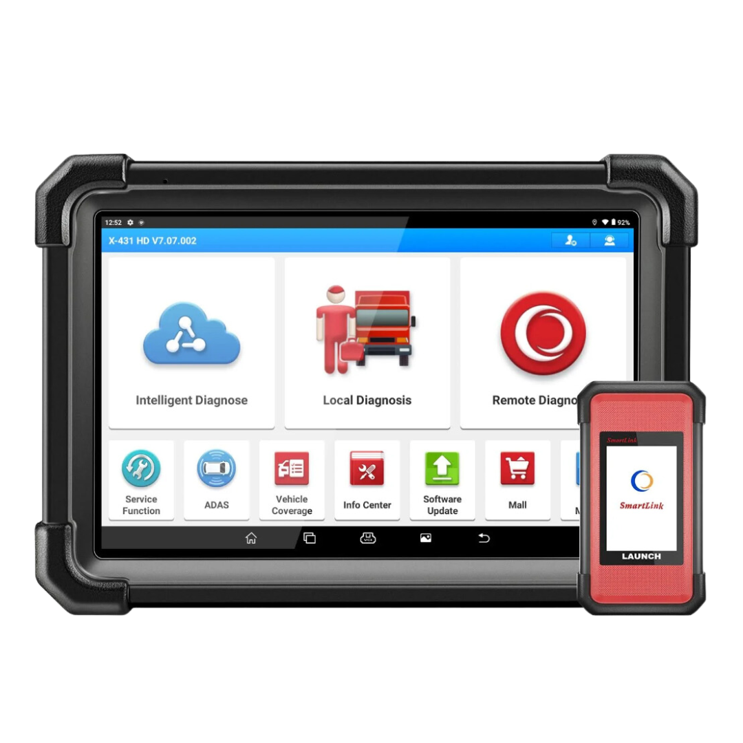 Launch X431 V+ Heavy Duty Smartlink diagnostic tablet front view