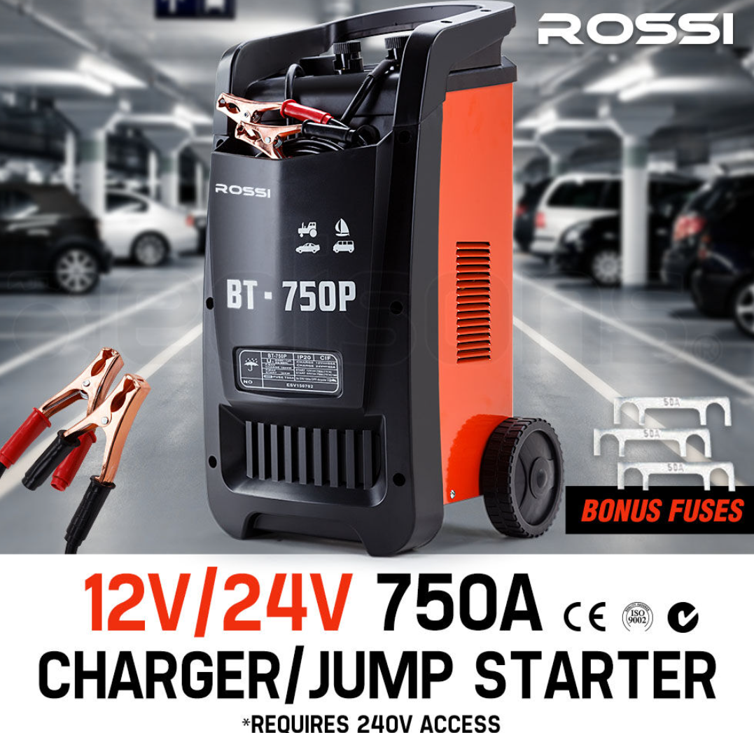 battery charger and jump starter for cars
