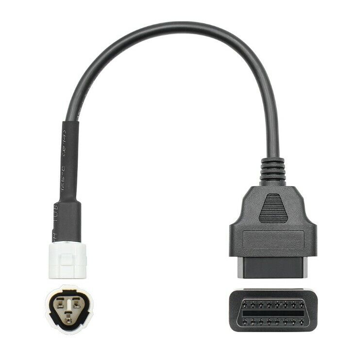 3 pin to 16 pin OBD2 adapter cable