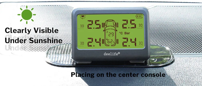 Deelife solar powered TPMS