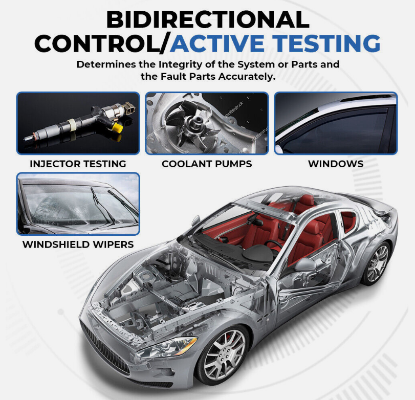 Topdon ArtiDiag900BT bi-directional control menu