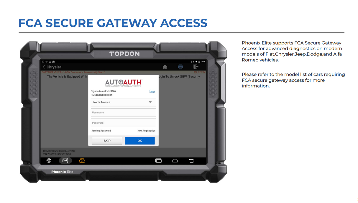 Topdon Phoenix Elite Professional Diagnostic Scan Tool