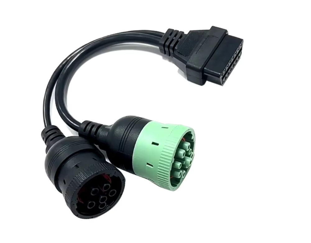 6 Pin + 9 Pin diagnostic adapter to OBD2 16 Pin