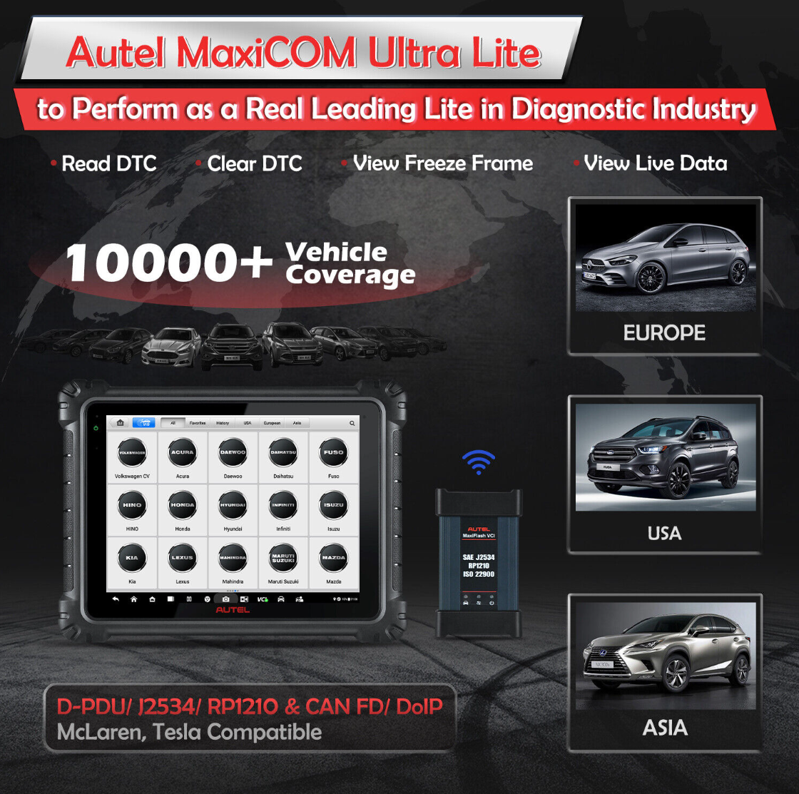 Autel MaxiCOM Ultra Lite Professional Diagnostic Scan Tool