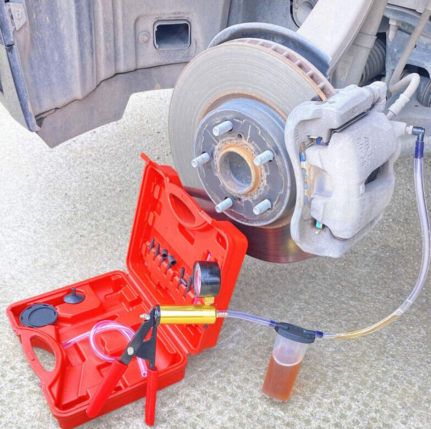 PDE Hand Held Brake Bleeder Kit | Brake Bleed Vacuum Pump Set