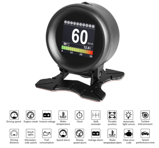 AUTOOL X60 OBD2 HUD Trip Computer