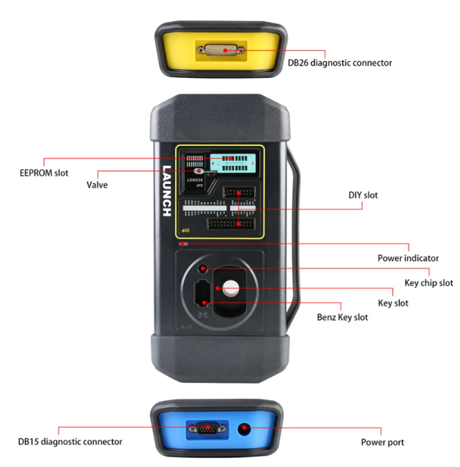 Launch X-PROG 3 Advanced Immobiliser and Key Programmer for X-431 Tools