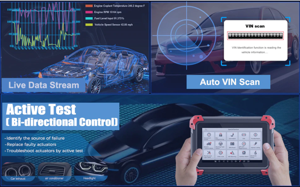 XTOOL D7 Bi-Directional Diagnostic Scan Tool