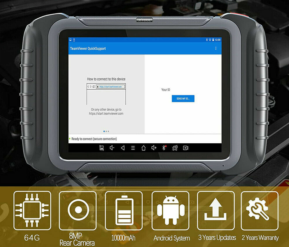 XTOOL D8W Wireless Full System Scan Tool