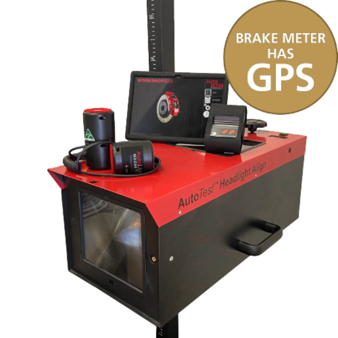 Ultimate Roadworthy Kit - Brake Tester Workshop Pro 10 + Magnetic Tint Tester + Headlight Aligner