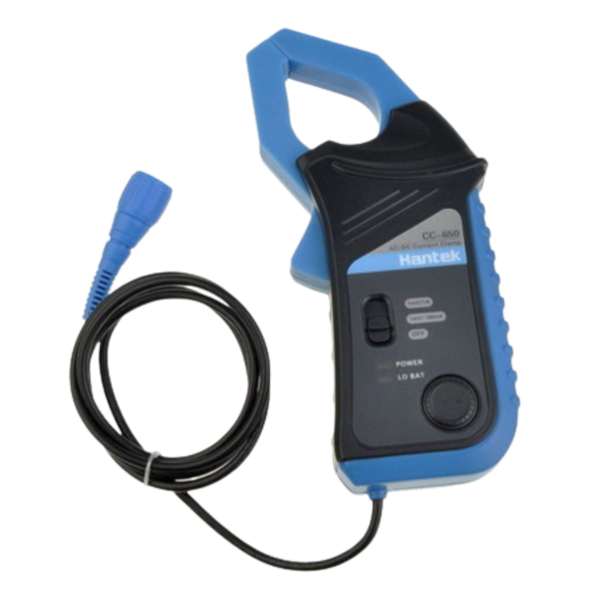Hantek Sonda de abrazadera de corriente para osciloscopio CC650 CC800 Hantek Sonda de abrazadera de corriente para osciloscopio CC650 CC800