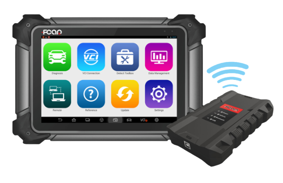 FCAR F7S-G Passenger Vehicle, Heavy Duty Truck, Machinery Diagnostic Scan Tool