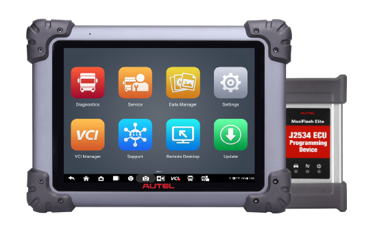 Autel MaxiSys MS908CV II heavy duty truck scan tool with ECU coding, J2534 programming